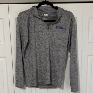 Minnesota Vikings NFL Team Apparel Gray Pullover